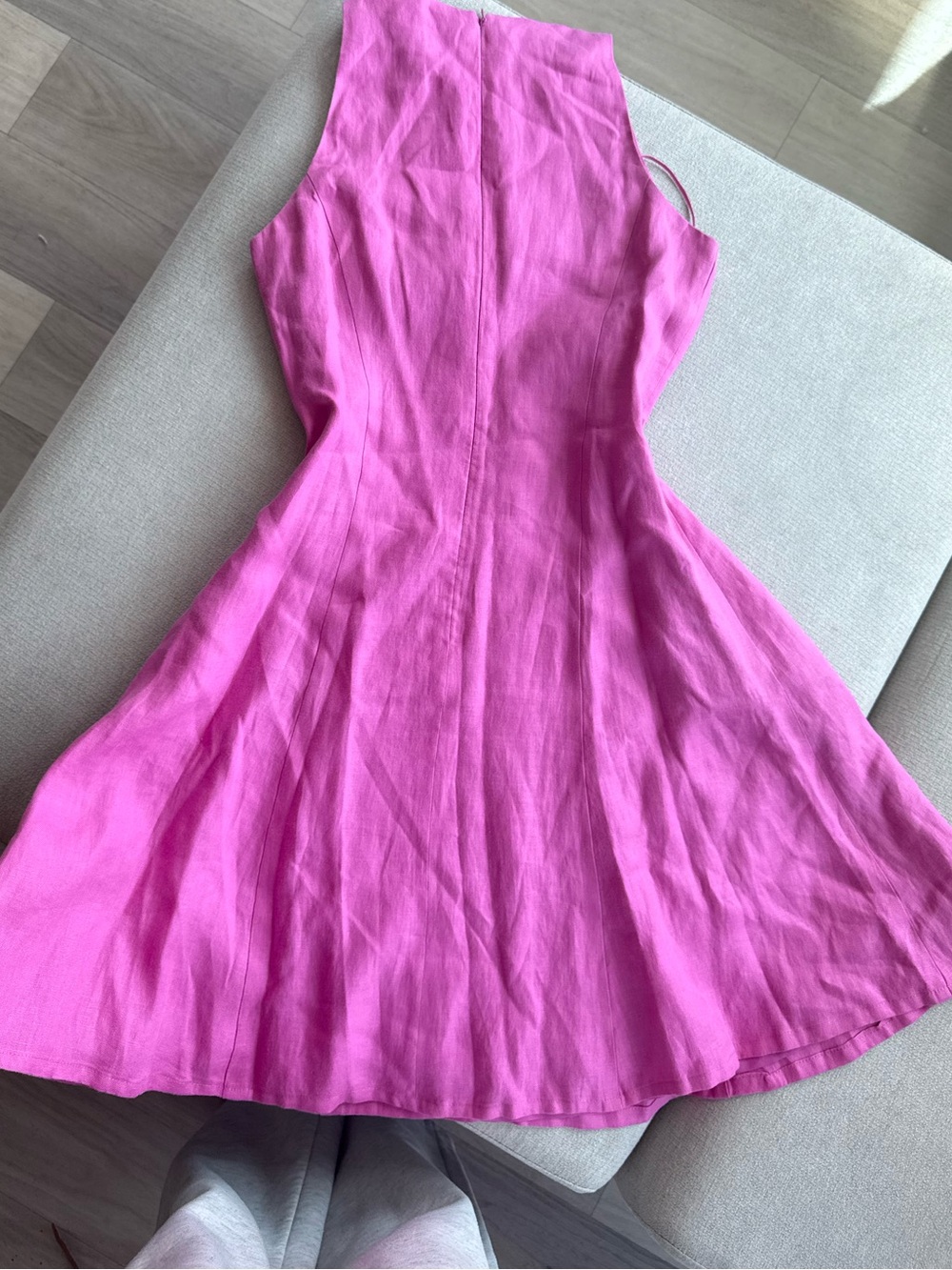 Lauren Ralph Lauren Bright Pink Linen Dress - Picture 2 of 13